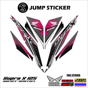 Stiker striping SUPRA X 125 - WAVE 125 R grafis variasi 034