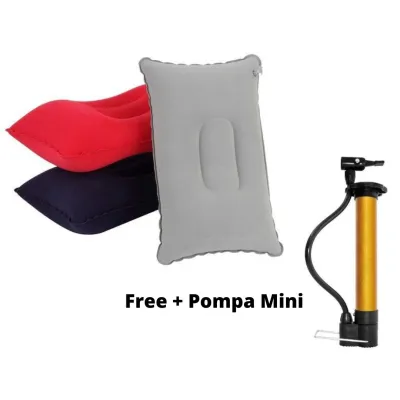Bantal Lipat Premium Inflatable Travel Bantal Pillow Bantal Tidur Bantal Angin