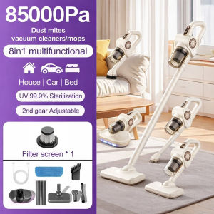 4 IN 1 Vacuum Cleaner 8500W Power Suction Vacuum Cleaner For Home UV99.9% Dust Mite Remover Vacuum