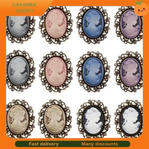 ❣️❣️❣️ Vintage Gothic Style Head Statue Cameo Brooch Rhinestone Brooch for Women