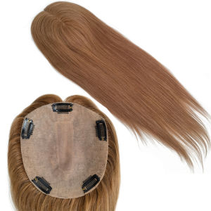 15x16cm Silk Injection Hair Toppers for Women Real Human Hair Toppers Toupee for Women With Thinning Hair Hair Loss