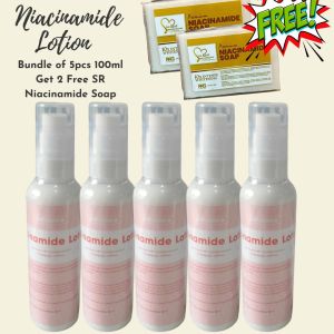 5pcs Niacinamide Lotion Bundle Get 2 Free SR Niacinamide Soap