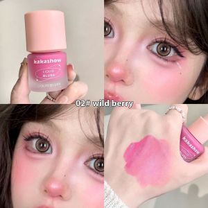 Kakashow Blush Lỏng Tạo Nét Đỏ Tự Nhiên Kết Cấu Như Nước Tăng Sáng Da