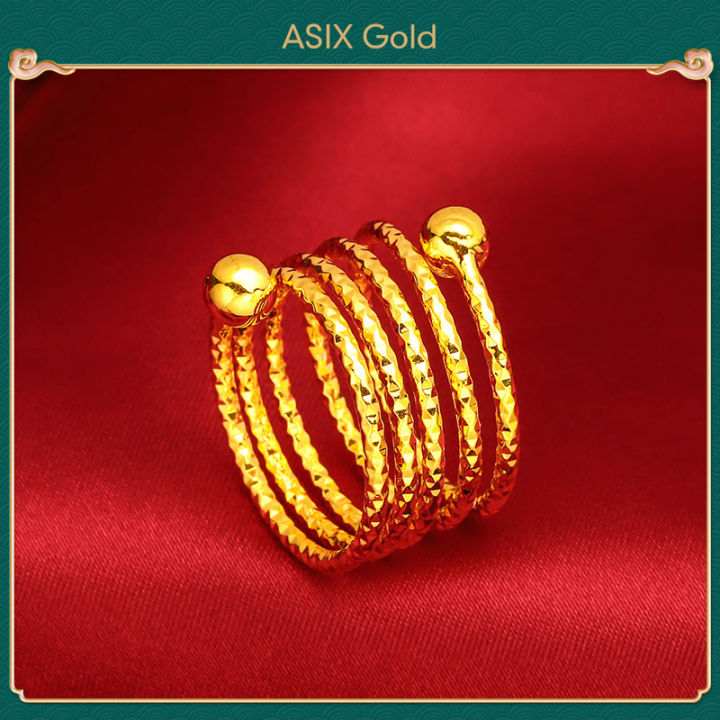 ASIX%20GOLD%20Original%20916%20Korea%20Gold%20Women's%20Bracelet%20Ring%20Set%20-%20Image%207