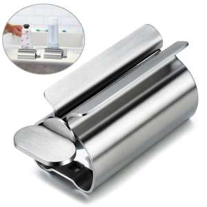 Labor Saving Toothpaste Tube Wringer - Toothpaste Tube Squeezer - 304 Stainless Steel Material - Rust Resistant - With Free Gift