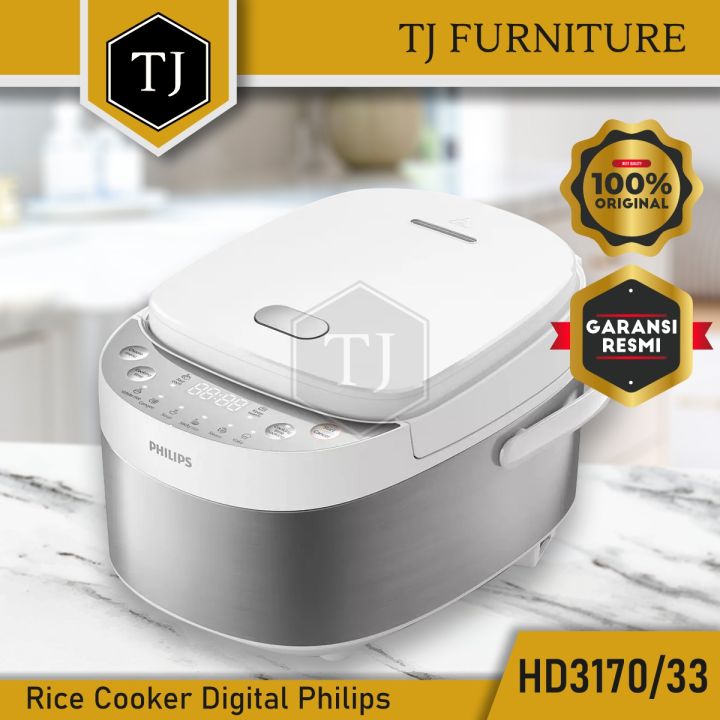 Philips Mini Rice Cooker 3000 Series Penanak Nasi Fuzzy Logic