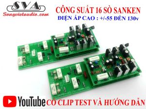 MẠCH CÔNG SUẤT 16 SÒ SANKEN 32 SÒ ĐIỆN ÁP CAO - XANH LÁ - 1 CẶP