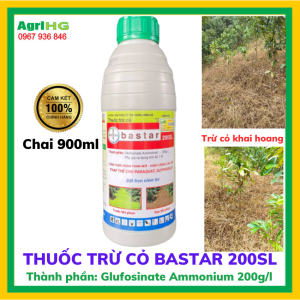 Thuốc trừ cỏ GUSSI BASTAR 200SL chai 900ml nhãn đỏChuyên Diệt cỏ MẦN TRẦU CỎ CHỈ CỎ LÁ TRE CỎ ĐUÔI PHỤNGVật Tư Nông Nghiệp AgriHG