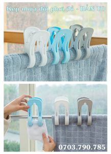 Kẹp Nhựa Đôi Phơi Đồ - BẢN TO