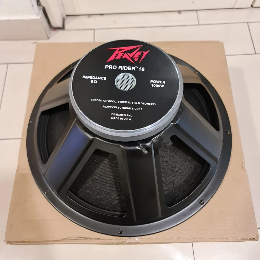 SPEAKER KOMPONEN PEAVEY PRO RIDER 18 INCH 1000 WATT- ss Lazada
