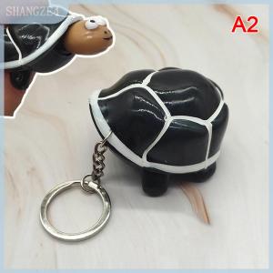 【SHANGZE4】 Tortoise Keychain Head Popping Squishy Squeeze Toy for Stress Reduction for Men