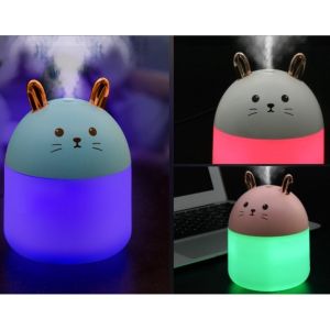 Máy Xông Tinh Dầu Phun Sương Tạo Ẩm Khuếch Tán Mùi Hương Có Đèn Đổi Màu Siêu Đẹp xông hình mèo