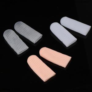 mishun318862 1 Pairs Silicone Gel Tube Bandage Finger Toe Protector Glove Sleeves Pain