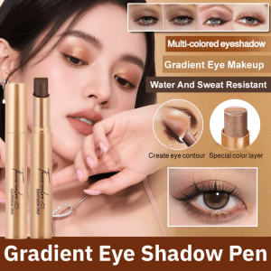 Pearlescent Gradient Eye Shadow Pen Waterproof Sweatproof Fine Flash Lazy Eyeshadow Stick Lying Silkworm Pen 渐变双色眼影棒