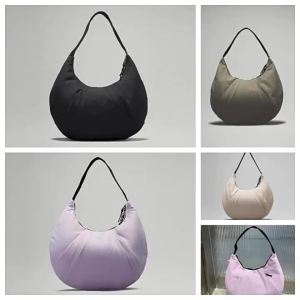 lululemon Bag 10L Croissant bag waterproof nylon yoga bag bag new lightweight large-capacity dumpling bag