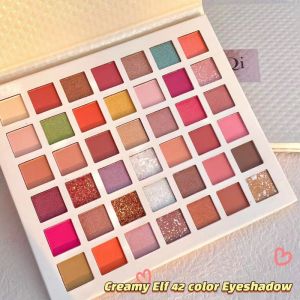 NEW ErshiQi 42 Colour Eyeshadow Palette Professional Matte Glitter Eye Makeup Set Long Lasting Gifts