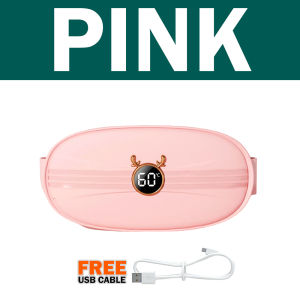 LOVIDA MALAYSIA Women Menstrual Cramp Warming Belt Period Pain Relief Heating Waist Belt Massager Haid 暖暖包