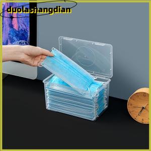 [Duola] Mask Storage Box Wet Tissue Box Baby Wipes Dispenser Holder Household Dust-proof Tissue Box With Lid Kitchen Seal Container