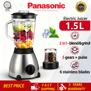Juicer Multifunctional Blender For Fruits And Vegetables 1.5 L Juicers Heavy Duty Original 2 In 1 Juicers Fruit Extractors 5 Speed Fruit Juicer With Ice Crusher