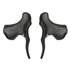 BLACKON Bicycle Parts Aluminum Fixed Gear Road Bike Front and Rear Mountain Bike Cycling Brake Levers Handlebar Set Bicycle Brake Handle Bike Drop Bar