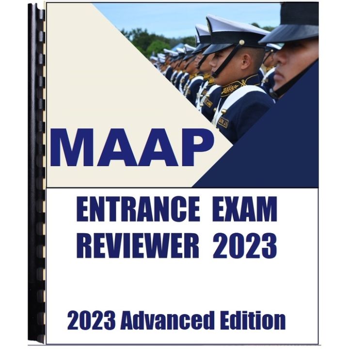 MAAP Entrance Exam Reviewer 2023 Advanced Edition | Lazada PH