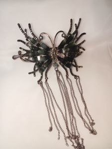 LIVING HOME Jepit Rambut Wanita Gaya Korea China Kupu Kupu Anak Dewasa Sanggul Gold Silver Butterfly Hair Barrettes Moving Butterfly Wings Hair Clips  Wanita Elegan High Quality