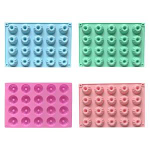 Miniature Cake Baking Moulds 20 Cavity Miniature Cake Moulds Silicone Dessert Molds For Creative Baking