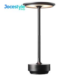 Creative Desk Light Dimmable Rechargeable Metal Table Lamp with 3 Color Modes for Indoor Outdoor Restaurant Living Room Bedroom
