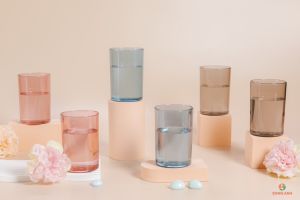 Cốc nhựa đánh răng Ly uống nước nhựa trong suốt cao cấp