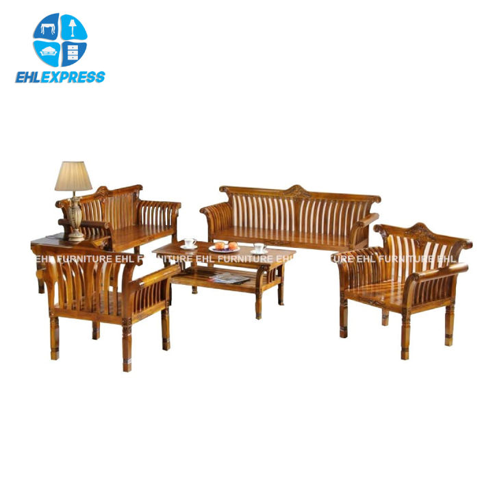 EHL EXPRESS [HOT SALE!!!] JATI / TEAK WOOD WT16 Padi 1+1+2+3 seater FREE 2 coffee table / Set
