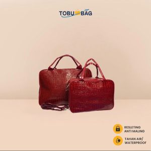 Tas Travel Croco kulit premium | tas mudik travel bags | lulage bag | TAS PAKAIAN
