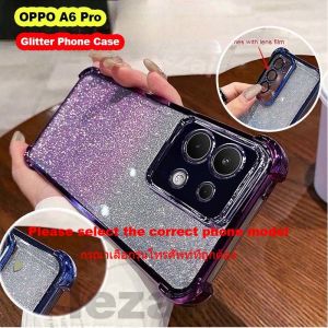 Ốp lưng Oppo A6 Pro 5g a6pro oppoa6pro A 6 Pro 2025 ốp phía sau lấp lánh chống sốc sáng mềm