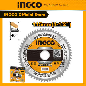 Lưỡi cưa gỗ hợp kim 115mm 40 răng TCT Saw Blade INGCO TSB111555 cốt Ø16mm Ø18mm Ø22mm có long đền kèm theo