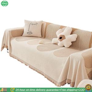 [New] Dust Proof Sofa Cushion Cover Anti-cat Scratch Sofa Blanket Carpet for Home Living Room Four Season