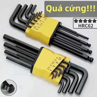 Bộ công cụ lục giác đa chức năngm CR-V, Bộ cờ lê chìa khóa lục giác có độ cứng cao S2, 1.5-10mm