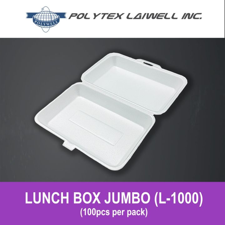 styro lunch box jumbo (L1000) Lazada PH