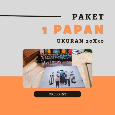 CETAK FOTO UKURAN 10R 20X30 SUDAH DI BINGKAI PAPAN MDF PROSES 1 HARI BISA COD