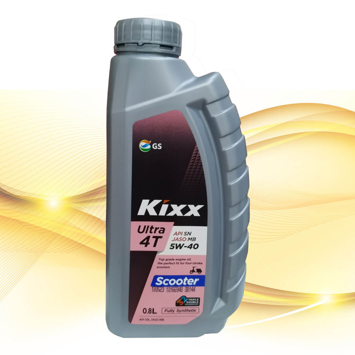 KIXX Ultra 4T Scooter 5W-40 800ml (0.8L) FULLY SYNTHETIC | Lazada PH