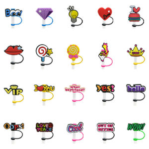 Colorplus 8mm 1pcs Sweetheart Straws Tips Deorative Straw Toppers Bar Birthday For Children Kitchen Home Party Deorations Supplies