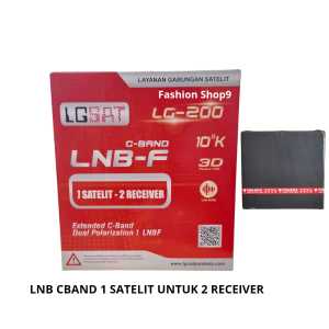 Lnb Cband 1 Satelit Untuk 2 Receiver  Lgsat - Lnb Cband 1 Satelit 2 Tv - Lnbf Lgsat Cband LG-200