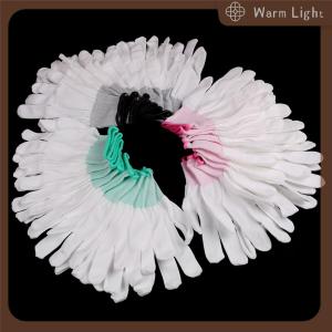 Warm Light ถุงมืออิเล็กทรอนิกส์ทำงานอิเล็กทรอนิกส์ป้องกันไฟฟ้าสถิตย์นิ้วเคลือบฝ่ามือ5คู่
