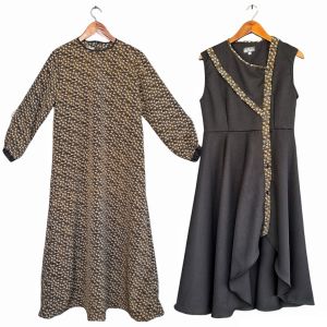 Gamis Muslimah Set 2in1 | Baju Muslim Wanita Inner dan Outer Syari