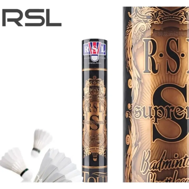 【Exercise】 RSL Supreme/Classic Badminton Shuttlecocks Premium Goose ...