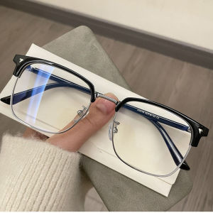 -6.0 ~ 0 Half Frame Myopia Glasses for Men Students Fashion Anti Blue Light Shortsighted Glasses Spectacles for Myopia