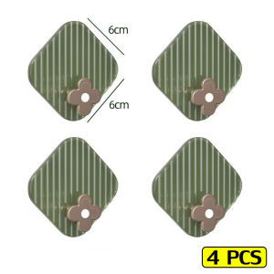 ตะขอแขวนติดผนัง ตะขอแปะผนัง ตะขอ ตะขอแขวน ตะขอแขวนของ 4 ชิ้น ที่แขวนของติดผนัง ตะขอติดผนัง มีกาวในตัว ที่แขวนติดผนัง Hanging hook ไม่ต้องเจาะผนัง