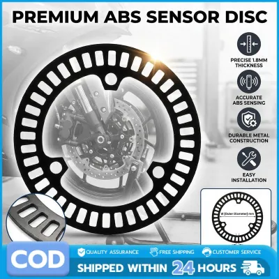 Aimvukes MOTOTIGER Motorcycle ABS Sensing Disc 1.8mm Sensor Plate for AEROX NMAX V1 V2 XMAX BLK L-10769【Fast delivery】COD