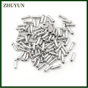 ZHUYUN 100pcs Aluminum Bicycle Brake Shifter Inner Cable Tip Wire End Caps Crimp