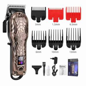 Alat Cukur Rambut Elektrik Charger KEMEI KM-2616 Hair Clipper Rambut Hair Trimmer / Cukuran Rambut 1 Set ~ FAMOUS STAR SHOP