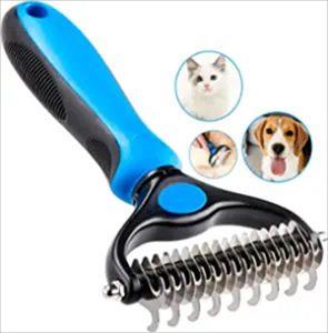 Sisir Bulu Kucing Anjing Pengangkat Bulu Rontok Hewan Anjing Kucing Pet Comb Grooming 2 Sisi