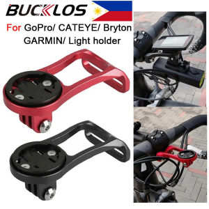 BUCKLOS Bicycle Computer Mount 3 in1 Bike Light Seat Alloy Bike Extension Flashlight Seat for Garmin